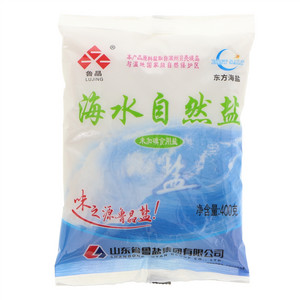 鲁晶未加碘食用盐海水自然盐