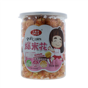 艾美克爆米花草莓香甜味AMICA POPCORN 100克