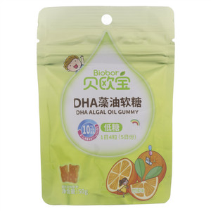 Biobor贝欧宝柑橘味DHA藻油软糖（低糖）