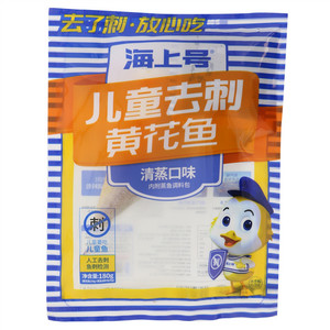 海上号清蒸口味儿童去刺黄花鱼