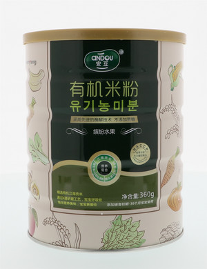 安豆360g缤纷水果有机米粉