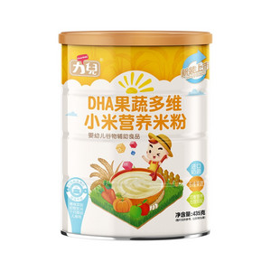 力兒DHA果蔬多维小米营养米粉