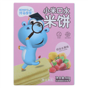 河马伢伢小米口水米饼（综合水果味）