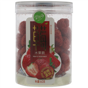 果然萌草莓水果脆