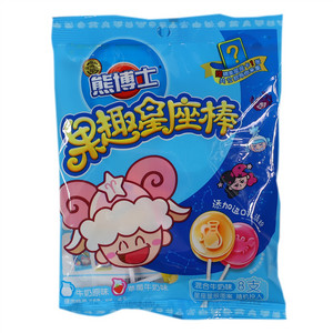 熊博士牛奶原味 草莓牛奶味硬质糖果