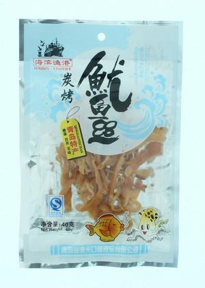 海滨渔港鱿鱼丝袋