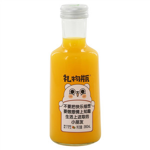 初饮礼物瓶复合乳酸菌橙汁饮品