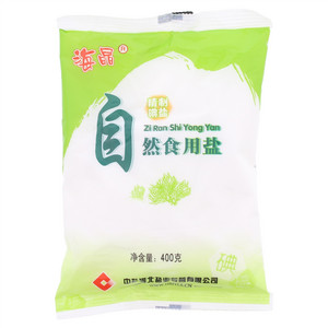 海晶精制碘盐自然食用盐