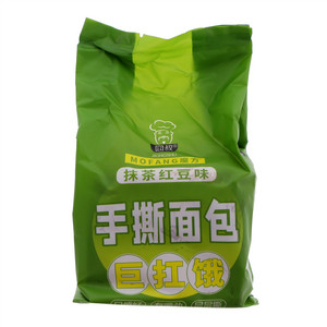 囧叔抹茶红豆味手撕面包