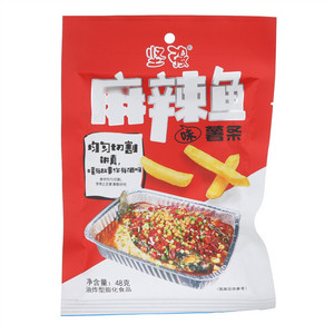 坚强麻辣鱼味薯条（油炸型膨化食品）