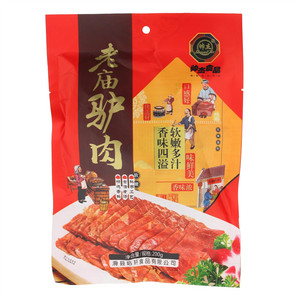 帅杰软包装老庙驴肉[肉制品(酱卤肉制品)]