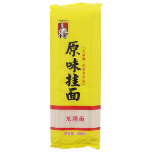 原味挂面400克龙须面（塑包）