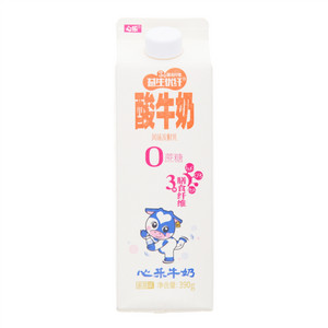 心乐益生优纤0蔗糖酸牛奶
