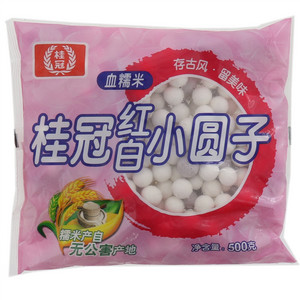 桂冠血糯米红白小圆子