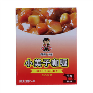 神州一味噌小美子牛肉微辣咖喱