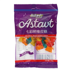 Astavt阿斯塔特七彩熊橡皮糖