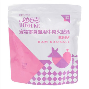 迪尤克宠物零食猫用牛肉火腿肠