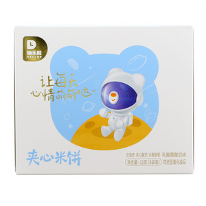 DELINU迪乐能乳酸菌酸奶味夹心米饼
