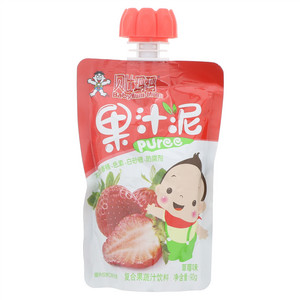 贝比玛玛果泥_苹果草莓味