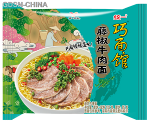 统一巧面馆藤椒牛肉面