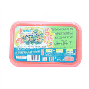 得益绿色瘦肉豌豆方便米饭