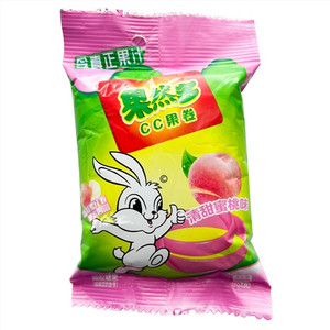 果然多CC果卷水蜜桃味糖