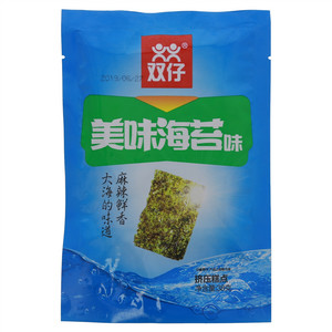 双仔美味海苔味面筋（挤压糕点）