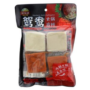 鲜乐冠手工牛油+清汤火锅底料