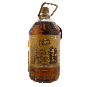 福临门家香味非转基因老家土榨菜籽油5L