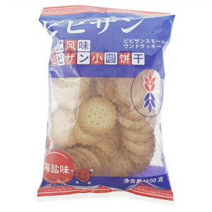 比比赞海盐味小圆饼干