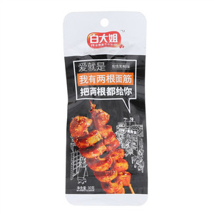 白大姐黑鸭味烤面筋