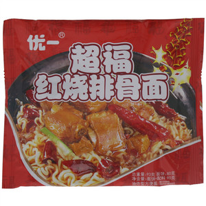 优一超福红烧排骨面