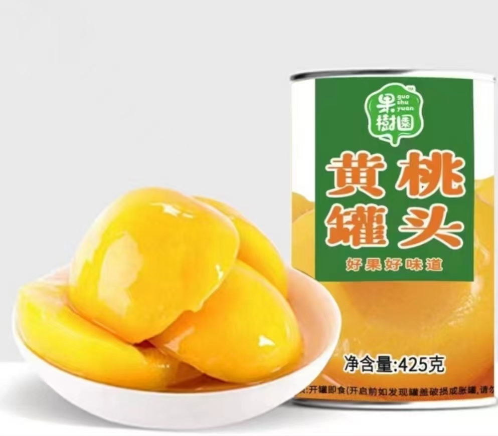 果树园黄桃罐头425克
