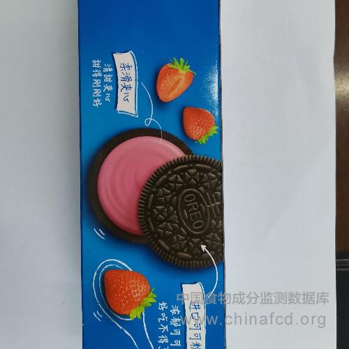 奥利草莓味夹心奥饼干