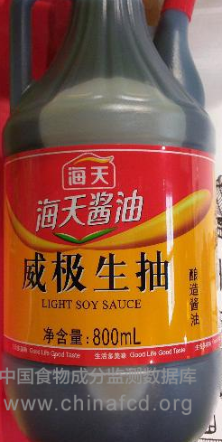 海天酱油威极生抽