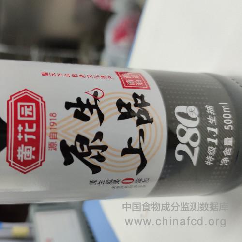黄花园原生上品酱油