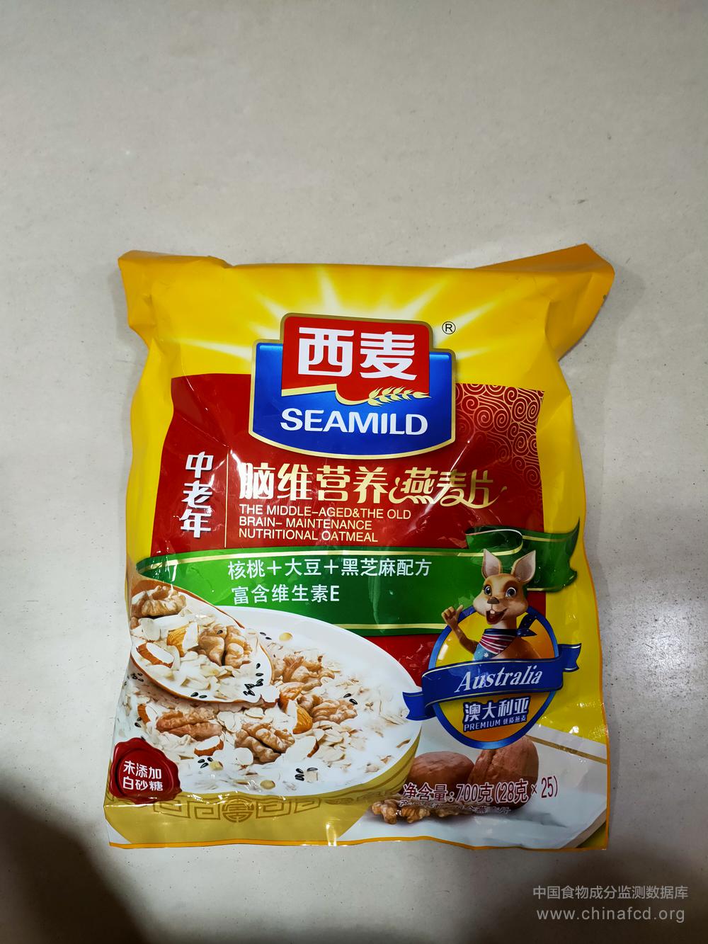 西麦中老年脑维营养燕麦片