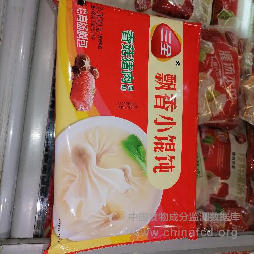 三全香菇猪肉风味小馄饨