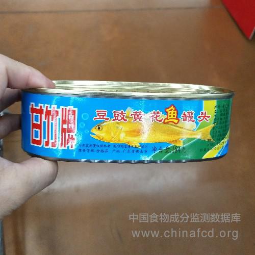 豆豉黄花鱼罐头