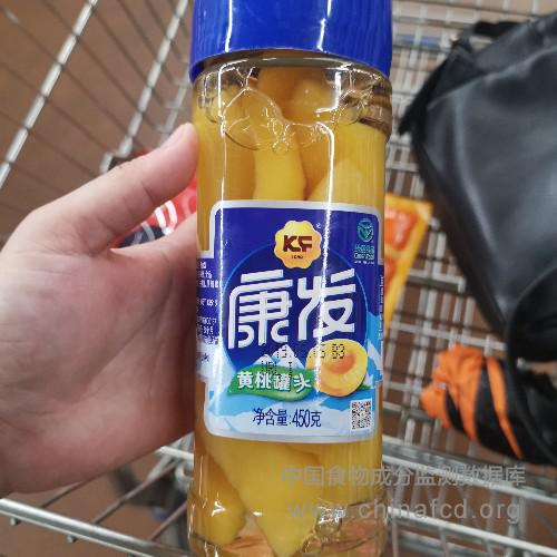 康发黄桃罐头