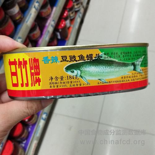 香辣豆豉鱼罐头