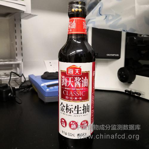 海天酱油金标生抽
