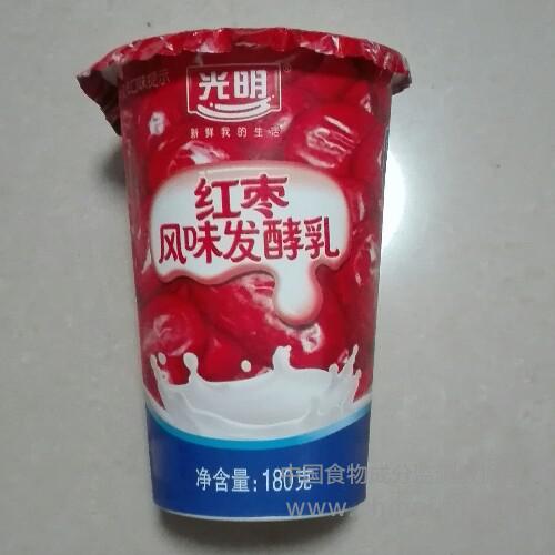 红枣风味发酵乳