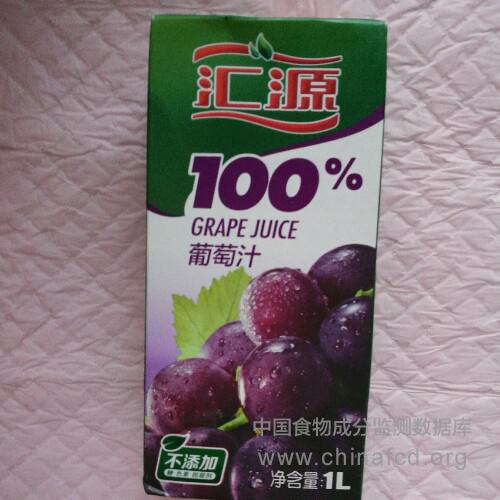 汇源100% 葡萄汁