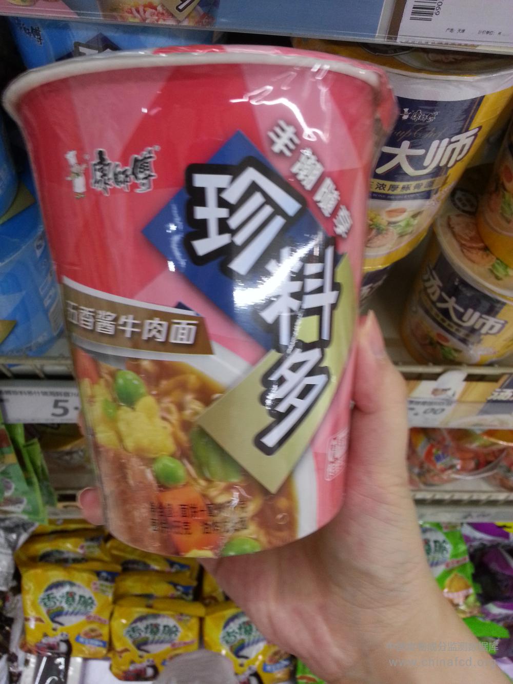 康师傅珍料多五香酱牛肉面