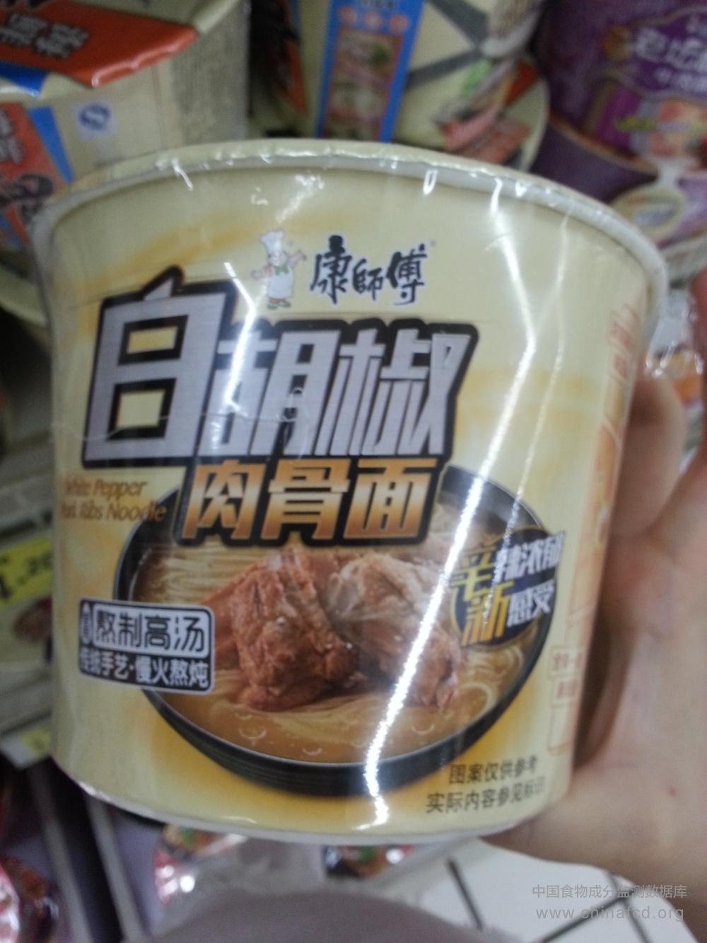 康师傅白胡椒肉骨面