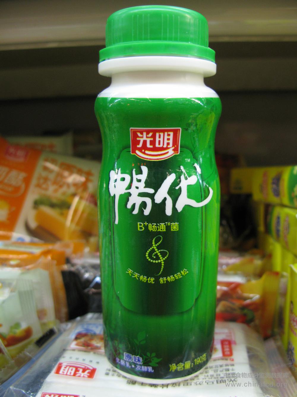 光明畅优原味发酵乳
