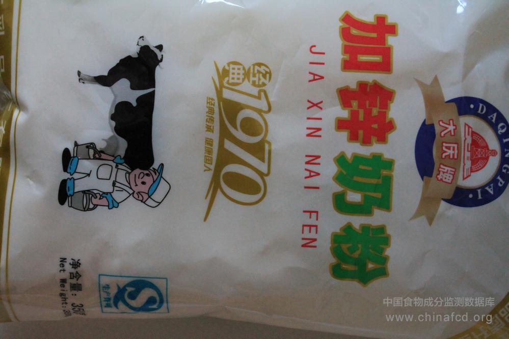 大庆牌加锌奶粉