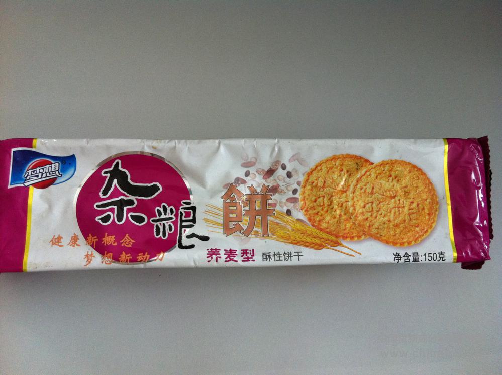 梦想杂粮饼荞麦型酥性饼干
