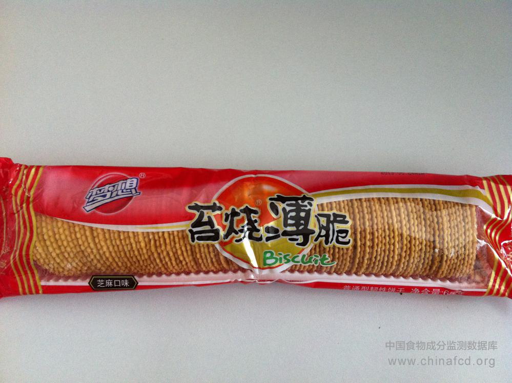 梦想苔烧薄脆芝麻味饼干